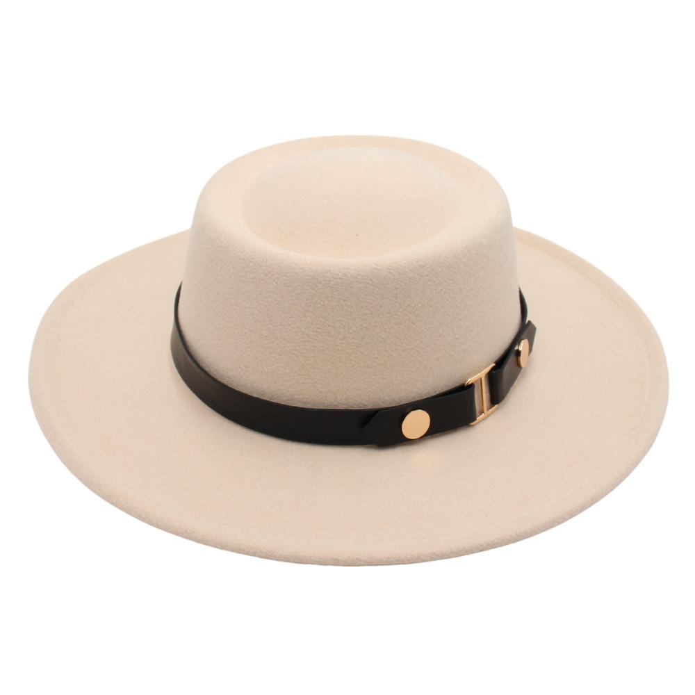Nyugati Cowboy Kalap Szélvédő Kötél Jazz Kalap Velúr Vintage Felsőkallap Filc Kalap Gyapjú Kalap Férfiaknak és Nőknek