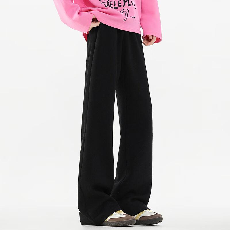 Fingercroxxit Men's Loose Fit Flared Casual Pants