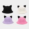 Cotton Fisherman Hat Cute Ear Sun Hat Fashion Basin Hat  Women
