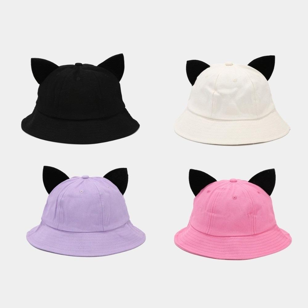 Cotton Fisherman Hat Cute Ear Sun Hat Fashion Basin Hat Women