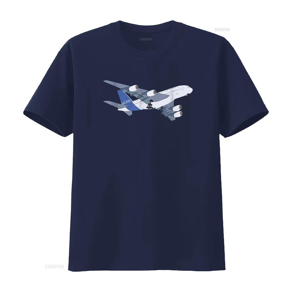 A380 SUPER JUMBO FLUGZEUG ERWACHSENE KINDER FLUGZEUG T-SHIRT vintage Gewaschen Bequem Weich Mann Streetwear Designer Kleidung Dehnbar