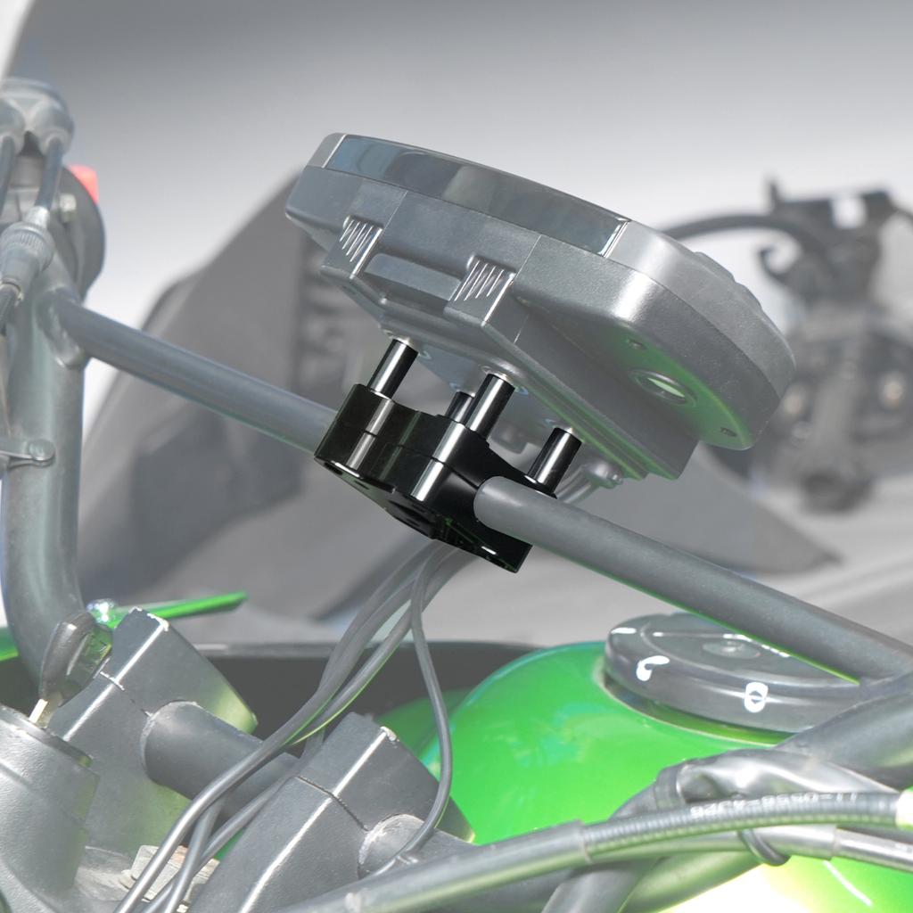 Motorcycle 14mm Bar Mobile Holder GPS Navigator Bracket AMPS Mount for Kawasaki KLR 650 KLR650 2022 2023