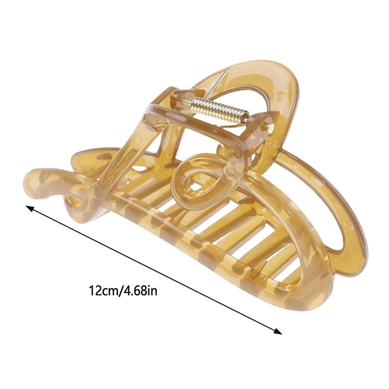 Large Claw Clips For Thick Hair Accessories Women Headdress Ins Plastic Catch Crab Hairpins Gifts