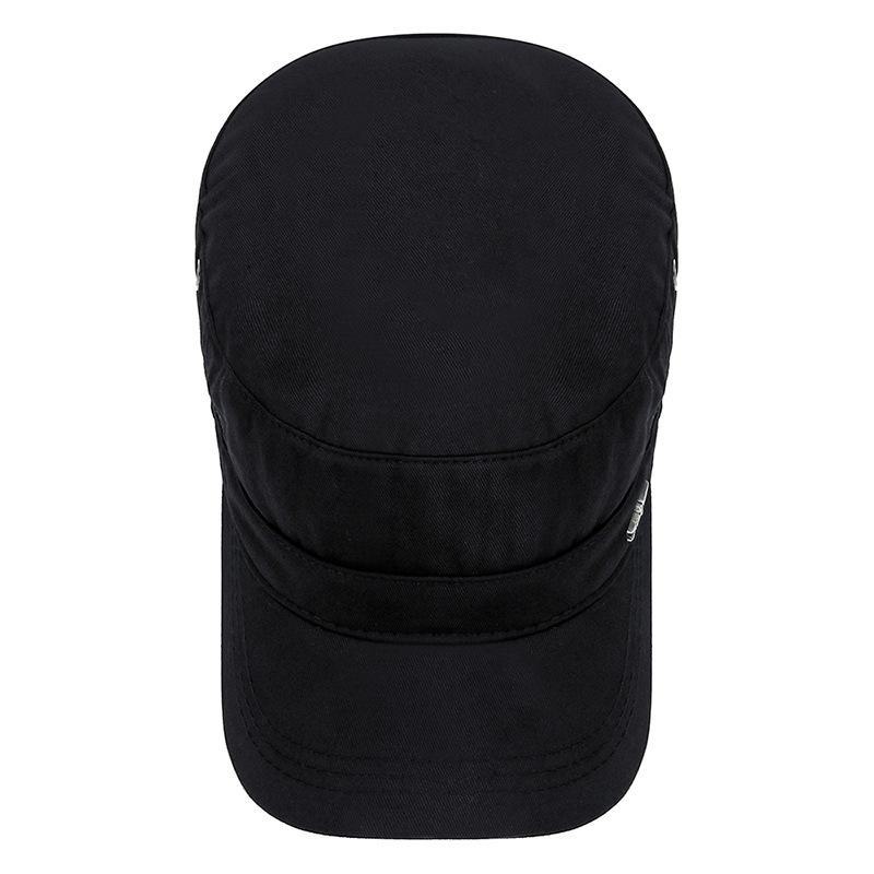 Four Seasons Herren Schiebermütze aus atmungsaktiver Baumwolle mit Adler-Logo: Verstellbarer Sonnenhut für die Freizeit im Freien