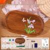 Children's Day Cloisonné Enamel Coaster DIY Kit - Chinese Style Tea Mat for Parent-Child Activities