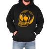 Gothic Skull Mens Hoodie Vintage Graphic Art Occult Retro Dark Art Gift