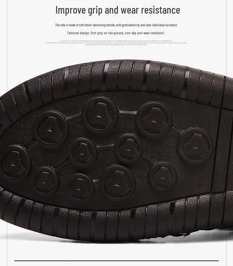 Men's Two-Wear Closed-Toe Sandals & Slippers - Hand-Stitched, Plus Size, Summer Beach Style