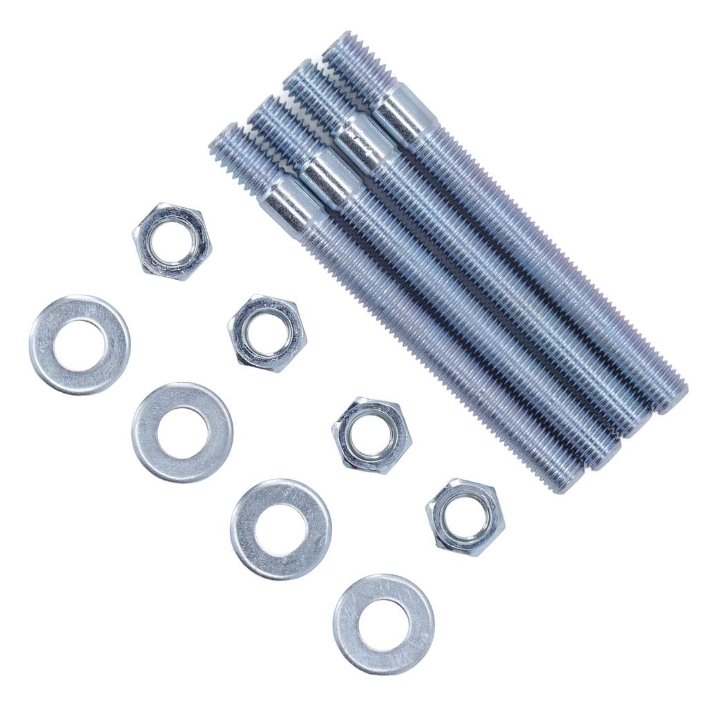 3.5in Carburetor Studs Set Metal Carb Mounting Stud Kit with Spacers for 5 16in Threads Intake Manifold