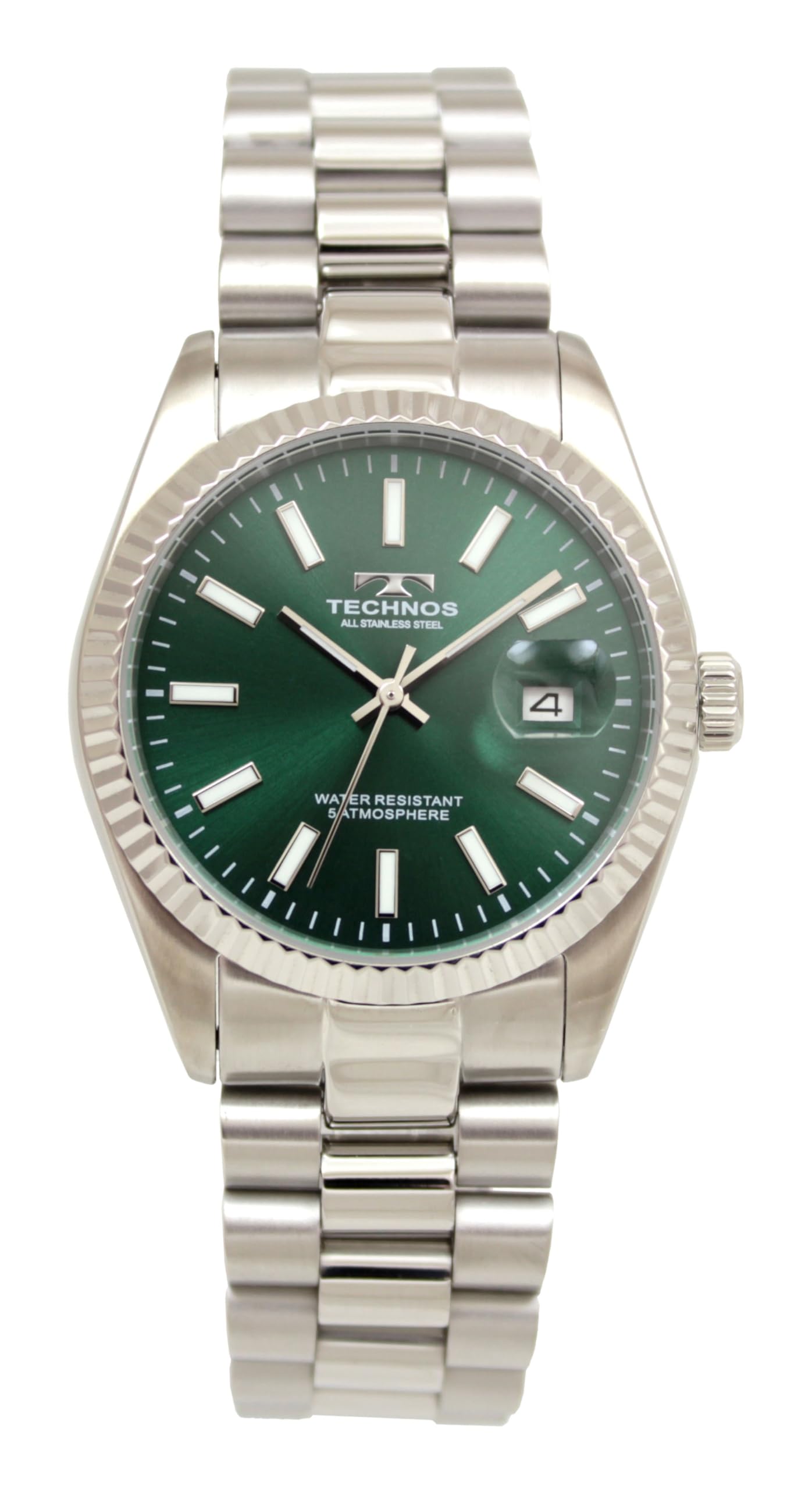 

Date Watch T9C25SM Silver [Technos] Men s зелений