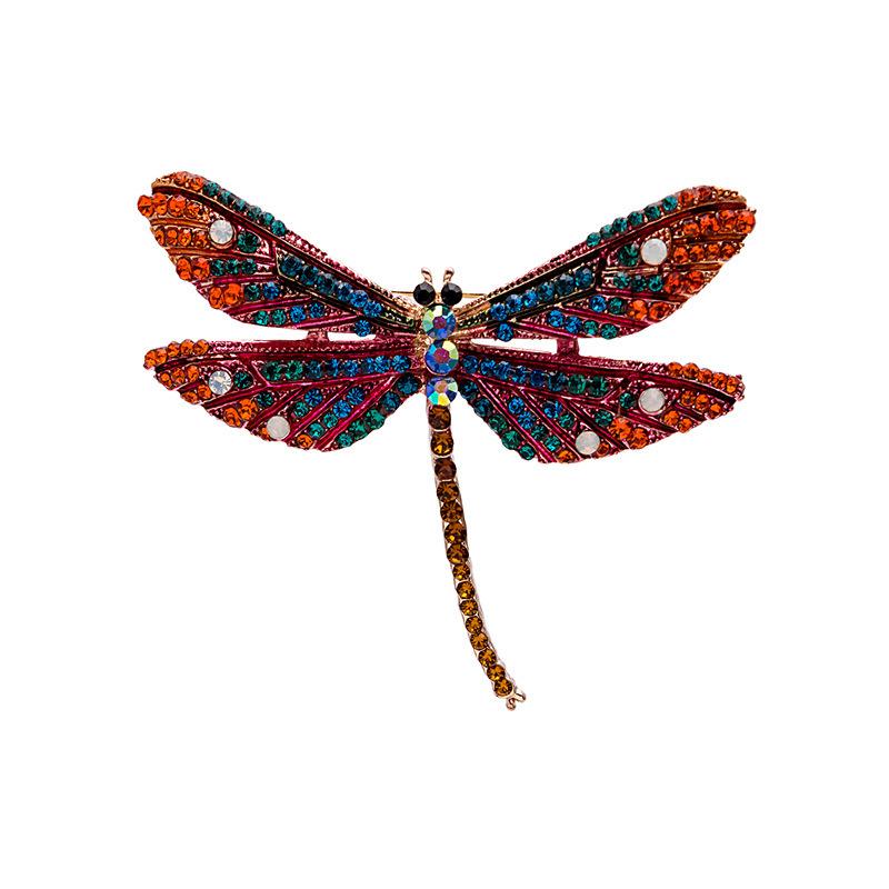 Personalisierte mit Diamanten besetzte Metallbrosche Kragenstift Kollektion, High-End Anti-Licht Blume Schmetterling Krone Brosche