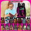 Cartoon Printing Casual Shoulder Bag Junior High School Students Large Capacity Backpacks