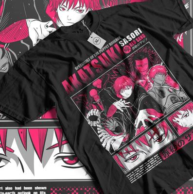 T-Shirt Sasori Naruto Kakashi Striscia Manga Horror Anime Maglietta Regalo Tutte le Taglie
