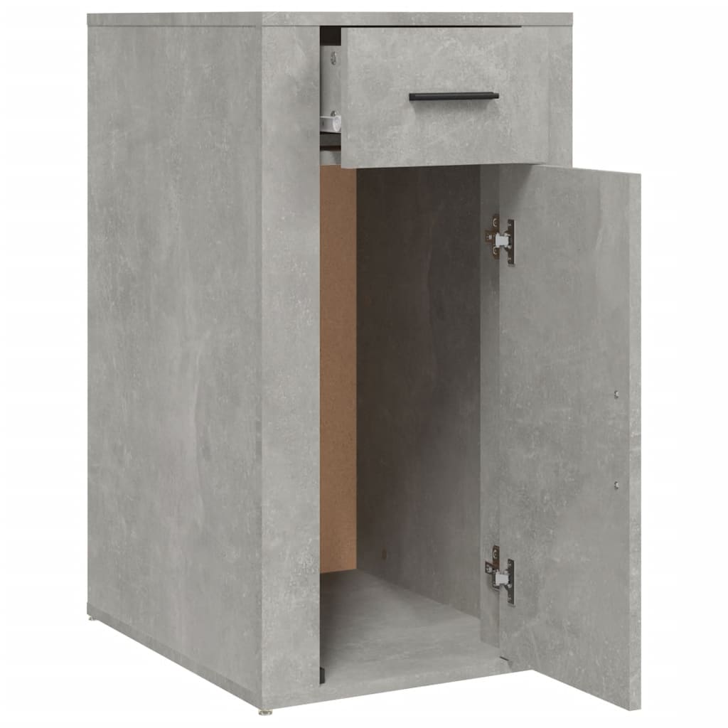 Office Cabinet Concrete Grey 40 x 49 x 75 cm Particleboard