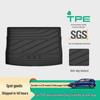 Volkswagen Golf 8 TPE Trunk Mat: Dirt-Proof Protection, Set of 25