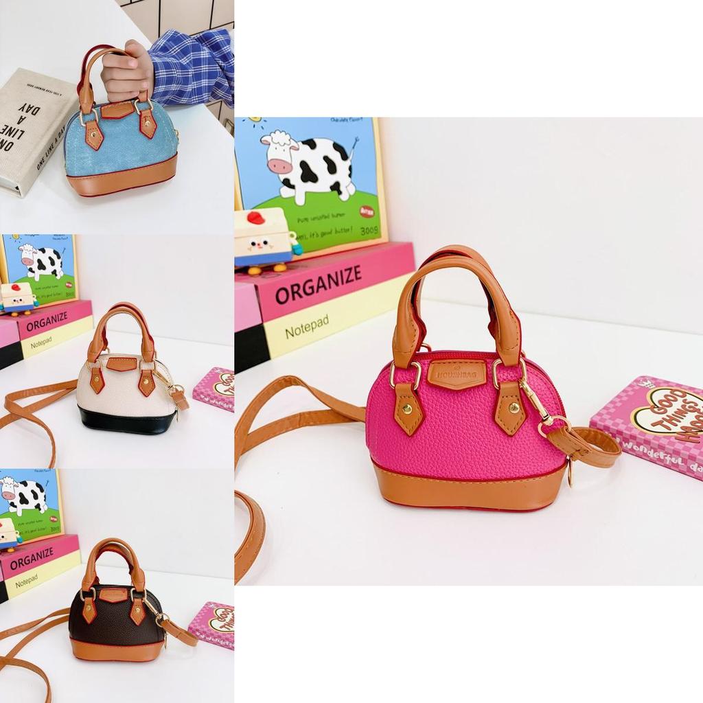 Minimalist Shell Clutch Bag With Top Handle For Kids And Teens Daily Use
