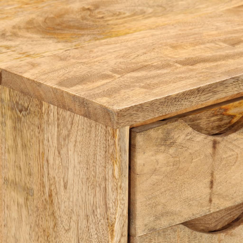 Biurko Z Szufladami, 110X47X76 Cm, Lite Drewno Mango