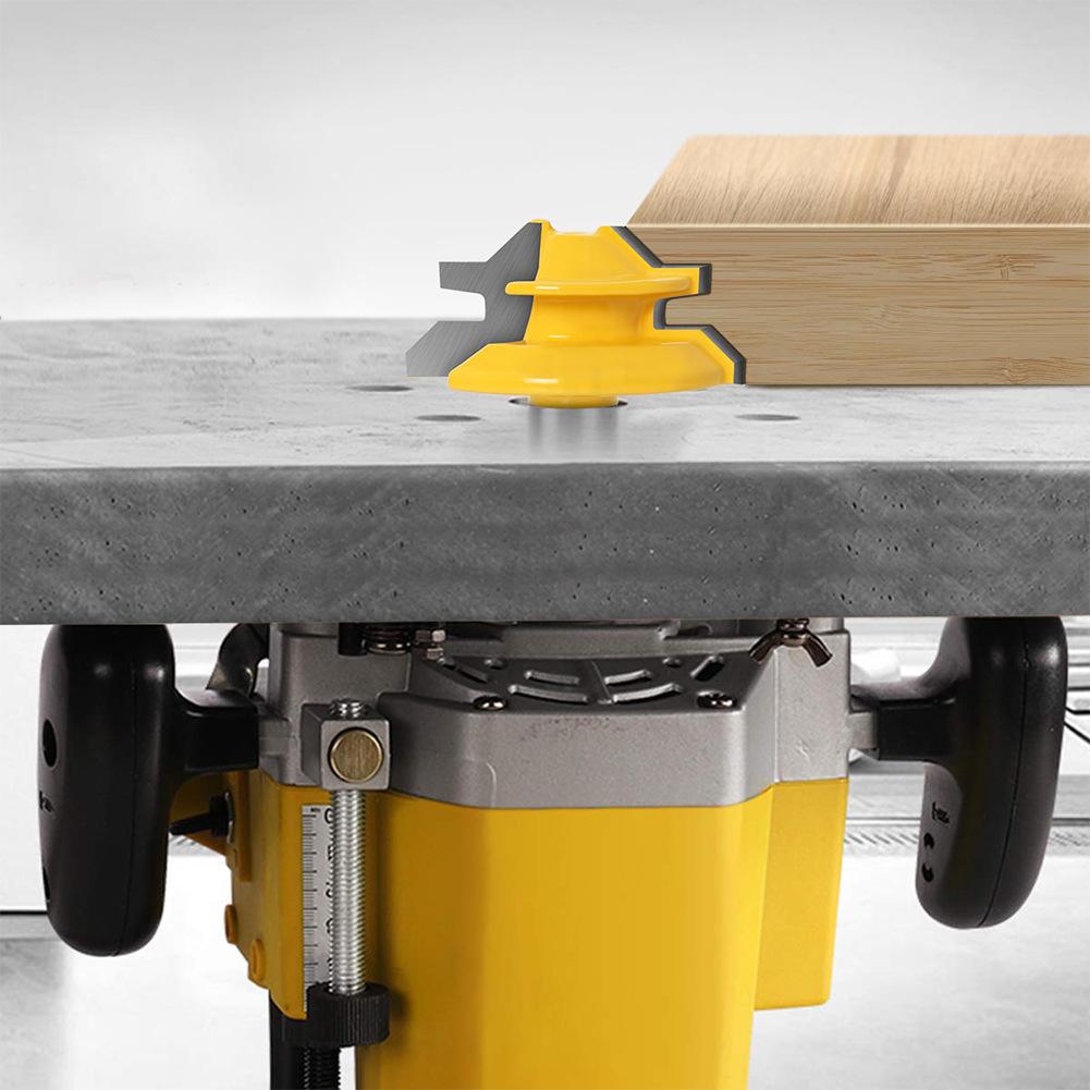 Special For 6Mm Handle 45 Degree Tenon Knife, Puzzle Knife, Right Angle Cutter Wood Milling Cutter 45 ° 45 Degree Tenon Knife