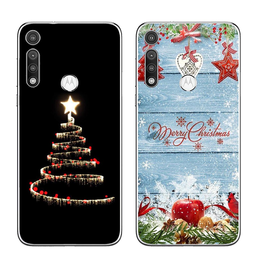 Merry Christmas Tree Deer Santa Claus Snow for Motorola Moto G13 G14 G53 G54 G62 G72 G82 G84 E13 E20 G42 G32 G23 G22 Phone Case