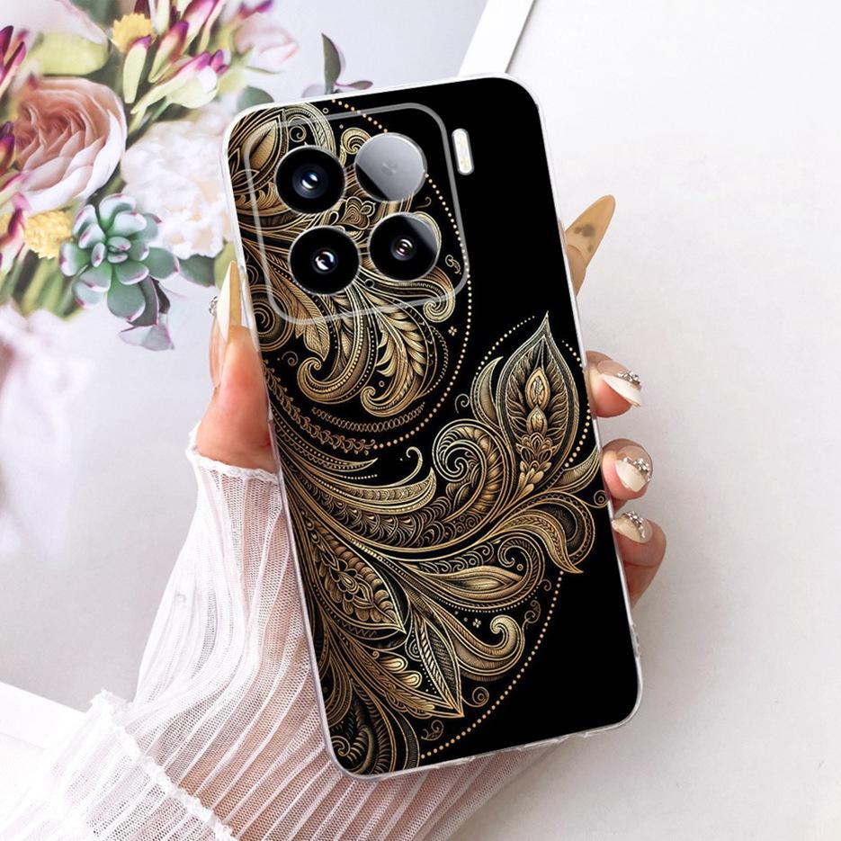 For Xiaomi Mi 15 Pro 5G Case Luxury Butterfly Painted Cover Soft Silicone Phone Case For Xiaomi 15 Pro Mi15 Pro 5G Fundas Bumper