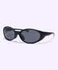Alloaiweeo [Essential] Al3504 0909 Essential Flicker Sunglasses Black