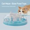 Labirinto Interattivo per Gatti Giocattolo Alimentatore Lento - Ciotola Puzzle Coinvolgente per Gatti, Promuove un'Alimentazione Sana e la Stimolazione Mentale, Materiale Durevole Non Tossico