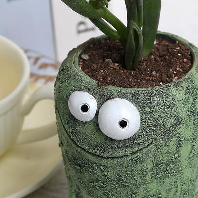 Verspielter Harz Frosch Ausdruck Blumentopf Niedlicher Dekorativer Frosch Sukkulenten Blumentopf Lustiger Pflanzenbehälter Garten