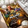 Custom Name Personalized Black Adam Print Carpet, Versatile Home Decor Rug, for Playroom, Apartment, Balcony, Entryway, Hallway Gift