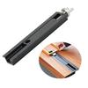 Precision Aluminium Alloy Woodworking Table Tail Clamps Quick Fixing vice with 20mm Hole Woodworking Benches Fixture Vise Clamp