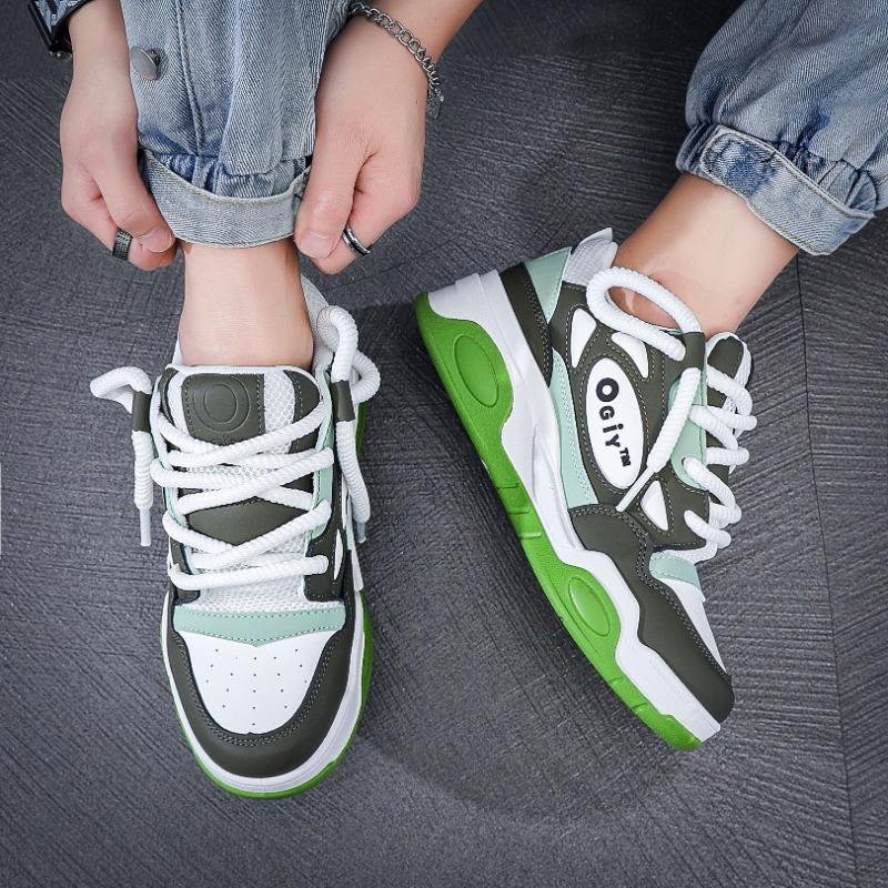 Fashion Sneakers for Men Anti Slip Comfort Platform Sneakers Men's Breathable Casual Leather Sneakers Run Tennis Shoes Zapatillas Hombre