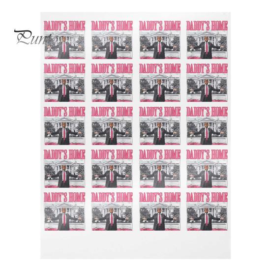 

Рождественская упаковочная бумага Трампа, упаковочная бумага для подарочных коробок с президентом Трампом, праздничная упаковочная бумага Санты для подарков 76x91CM D