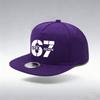 1/2 STKS Y2K 67 Platte Rand Hoed, SIX SEVEN Geometrisch Print, Ademend, Streetwear Esthetiek Pet