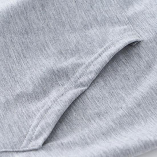 Felpa Unisex Vestibilità Rilassata Streetwear Primavera Autunno Polsino a Coste Felpa con Cappuccio Cappotto per Uso Quotidiano