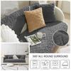 Jacquard Stretch Sofa Covers Anti -Slip Pattern Backing Protects Couch Cushions From Pets And Cats Velvet Sectional Couch Cover