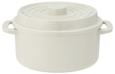 Skater Microwave Cocotte Powder MWCP2 Cookware, Style, Color, White, 18cm,