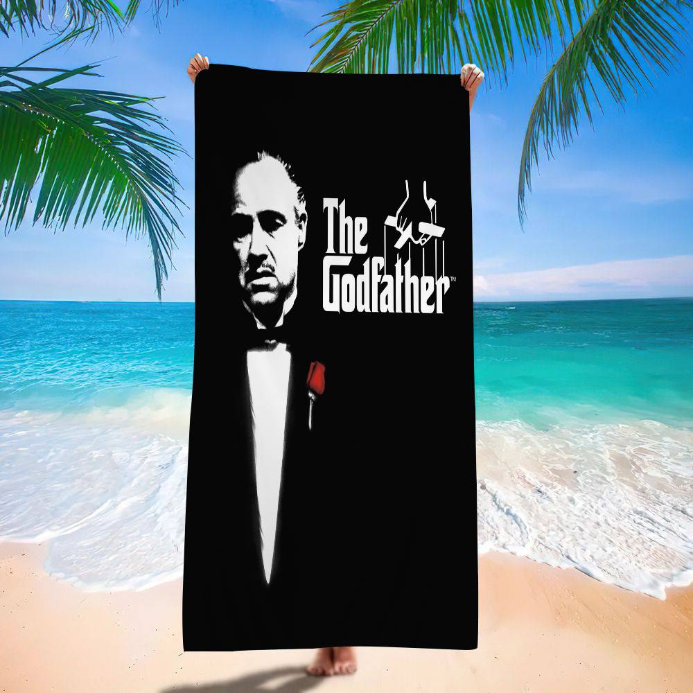 Movie The Godfather Microfiber Beach Towel Absorbent Quick Dry Soft Yoga Swimming Resort Mountain Climbing Towel
