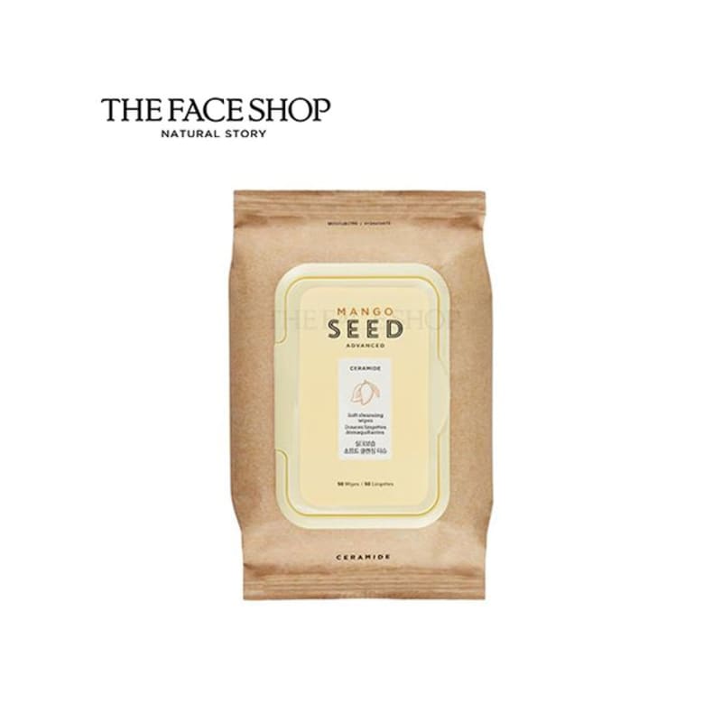 The Face Shop Mango Seed Silk Moisturizing Cleansing Tissues 50 Sheets