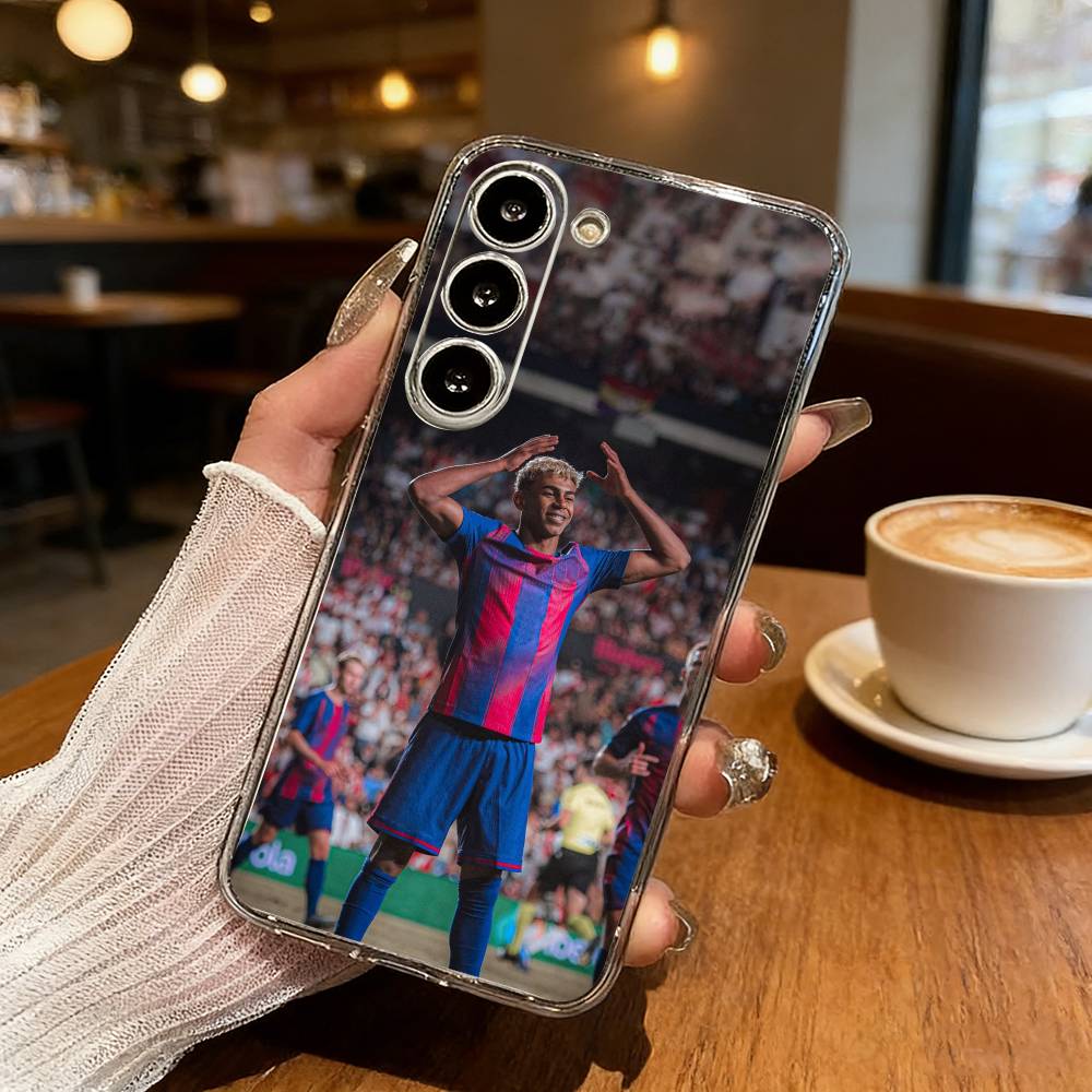 L-Lamine Y-Yamal-19 Phone Case For Samsung Galaxy S24 S25 S23 S22 S21 Plus S24 S25 Transparent Cover Case