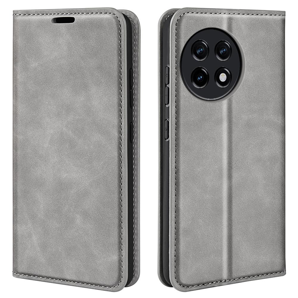 For OnePlus Ace 2 5G/11R 5G Skin-touch Stand Wallet Case PU Leather Flip Phone Cover