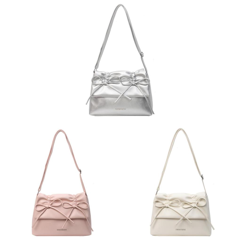 Minimalist Pu Square Shoulder Bag For Women With Stitching Detail And Casual Design