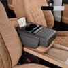 Multifunctional Car Armrest Box Heightened Cup Holder Storage Armrest Box Car Tissue Box