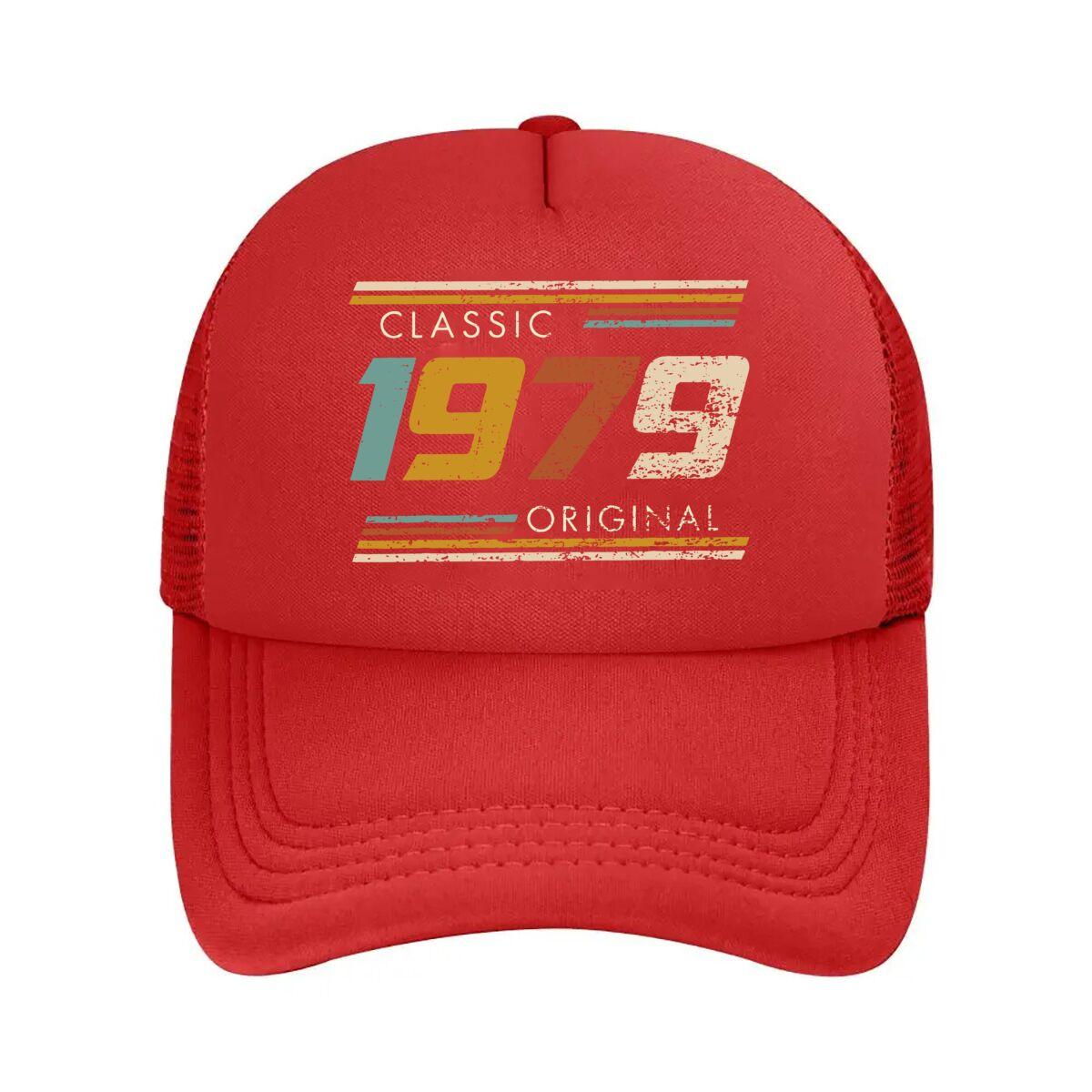 Classic 1979 Retro Inspired Year Tribute Art Design Mesh Baseball Cap One Size