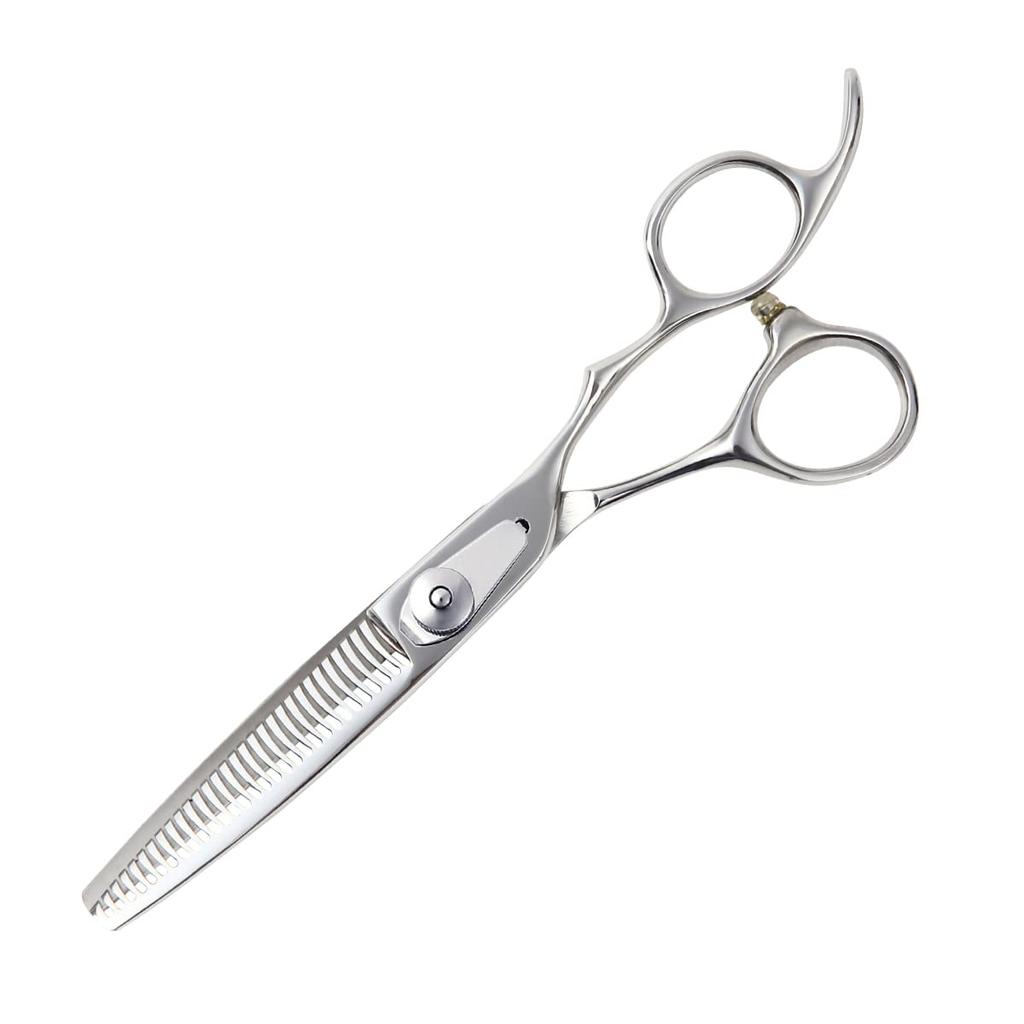 DEEDS Thinning Scissors by a Japanese Professional Scissors Forged Finish for Thinning and XP-02 (6.0 Inches, 20-30% Offset) DEEDS, Manufacturer.