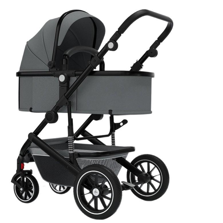 Lightweight Dual-Use Baby Stroller: High Landscape, Convertible, Foldable, & Two-Way.