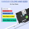 5PCS 231 241 Compatible for Brother Tz TZe-231 Tz-241 Tze-131 631 831 335 Tapes Black On White 12mm Label Tape for P-Touch Maker