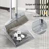 Clear Broom & Thick Dustpan Set: Household Soft Bristle Sweep Tool