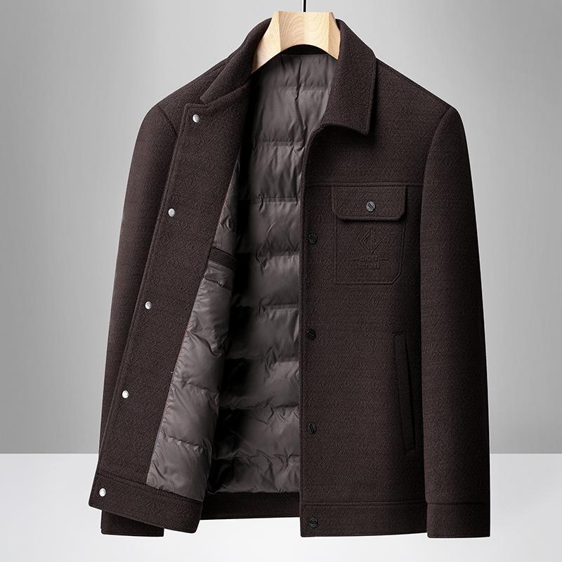 2025 Mid-Age Men s Corduroy Business Casual Cotton Jacket XXL