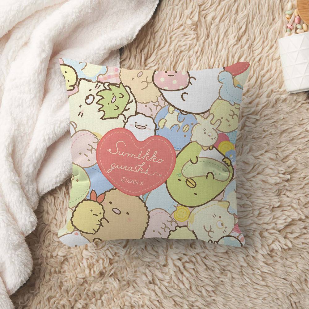 Japan Anime Sumikko Gurashi Pillow Cover Design Cushion Cover Decor Holiday Decorati