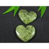 Vessonite 29-30MM ?Lot de 2 cabochons de guérison en forme de cœur, pierres précieuses en vrac, 74 carats. SK-4129