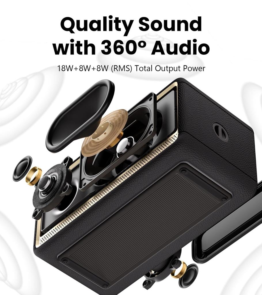 Edifier ES60 ES Series 68W Portable PC Speaker Wired Compatible Popular Gift Sound and Loud Volume 2 Treble Bass Conference Speakerphone with