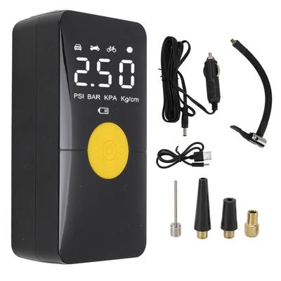 Reifenfüller Tragbarer Luftkompressor 120W 150PSI 4000mAh Akku-Luftpumpe mit Manometer für